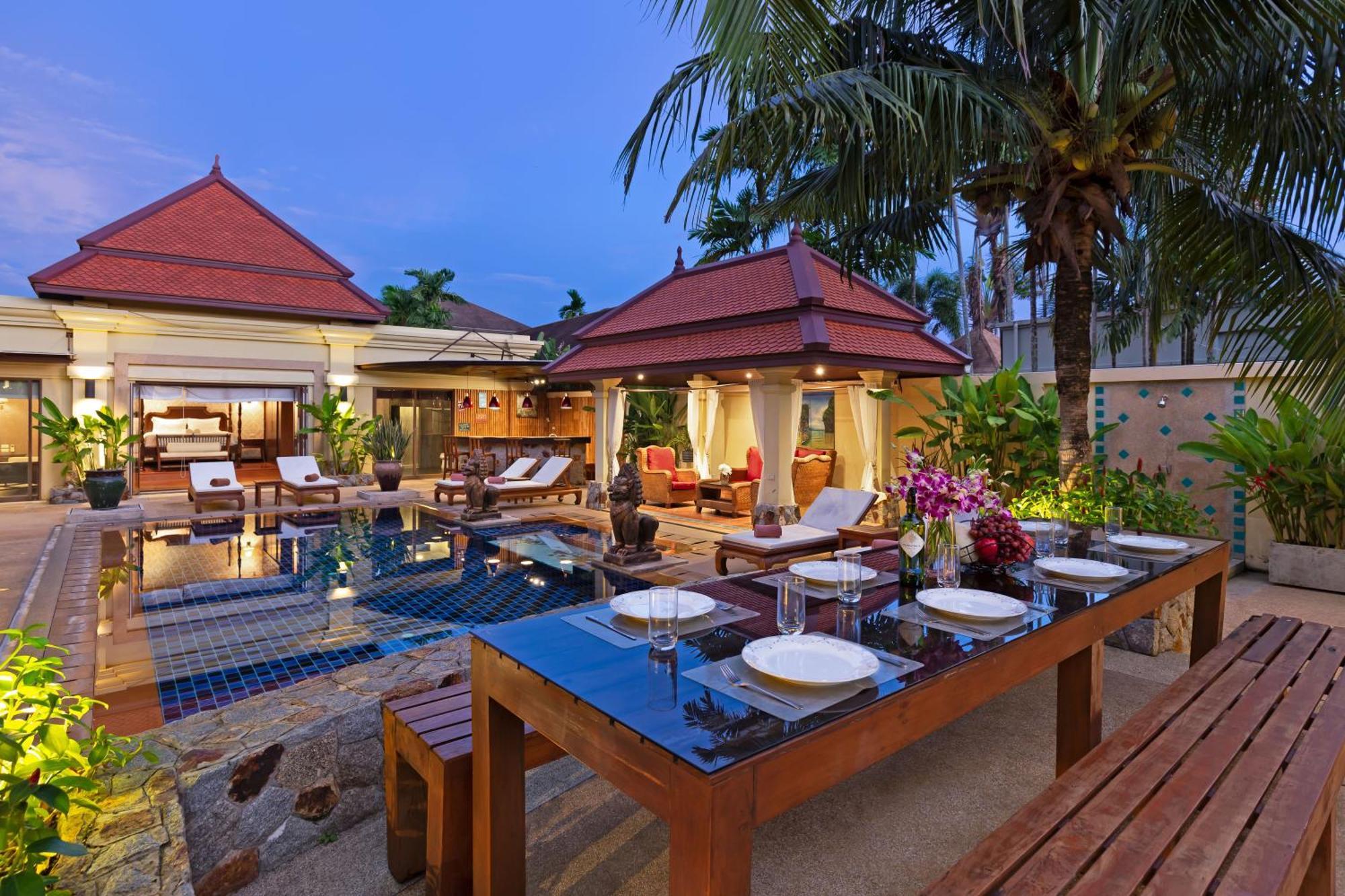 Extraordinary Courtyard 6Br Pool Villa Sri Suri, Naiharn Rawai Kültér fotó