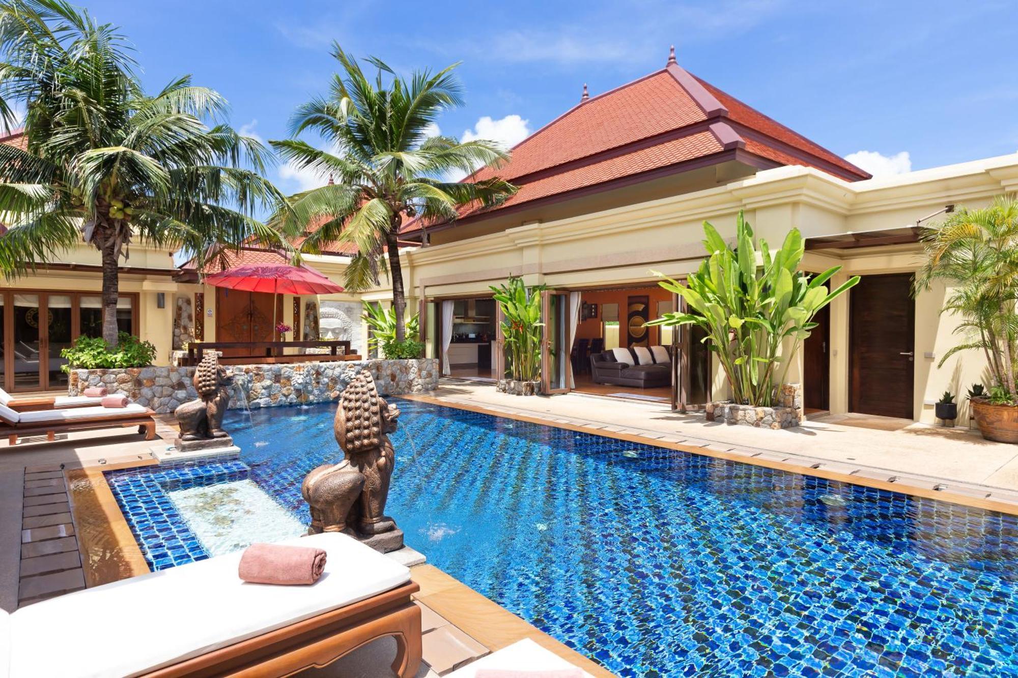 Extraordinary Courtyard 6Br Pool Villa Sri Suri, Naiharn Rawai Kültér fotó